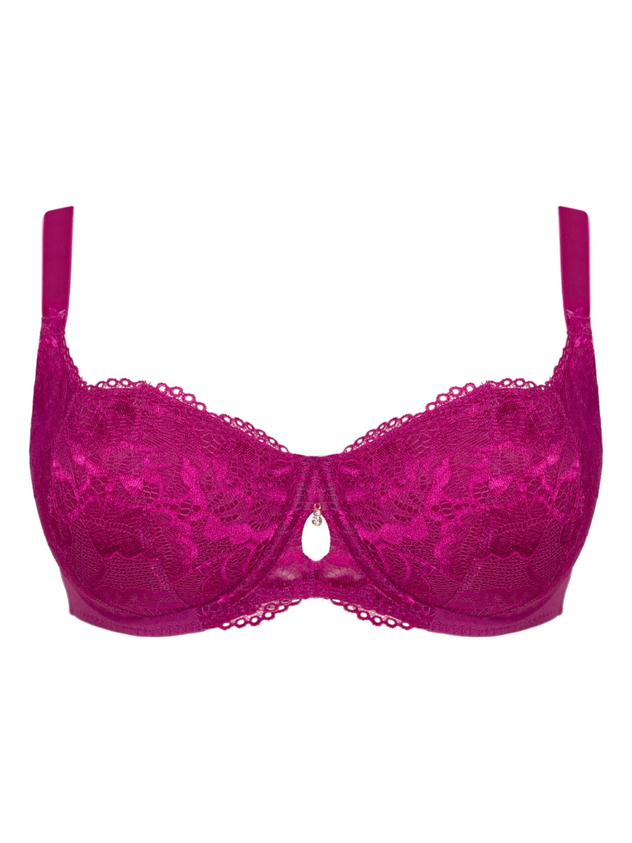 Boost Sweetheart Padded Balcony Bra - Magenta Pink