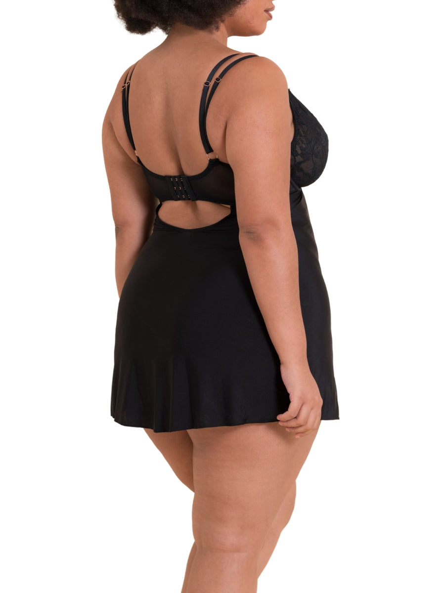 Embrace Underwired Chemise - Black