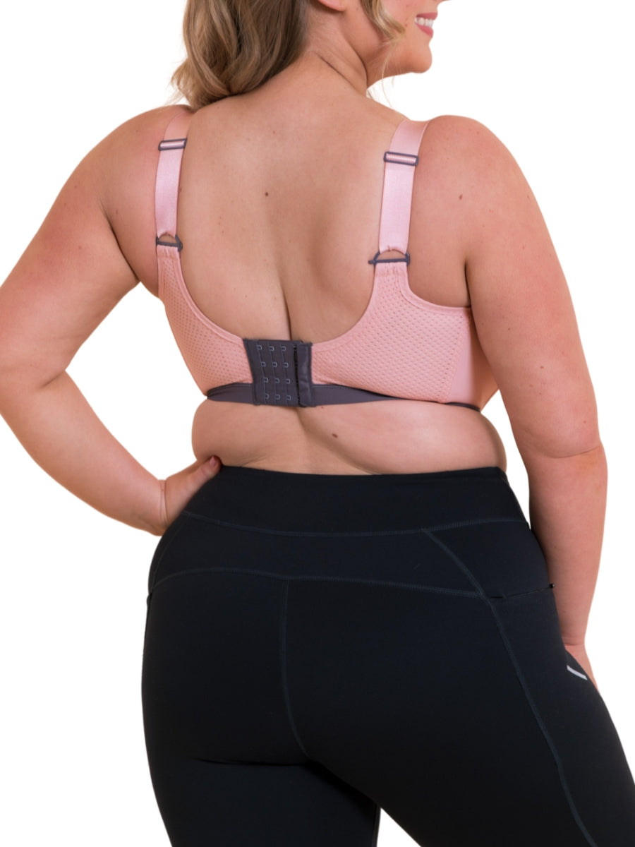Everymove Wired Multiway Sports Bra - Blush/Charcoal