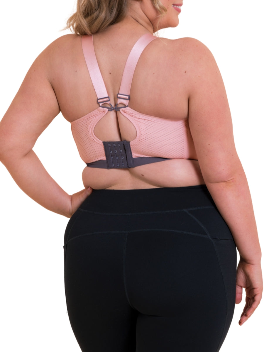 Everymove Wired Multiway Sports Bra - Blush/Charcoal