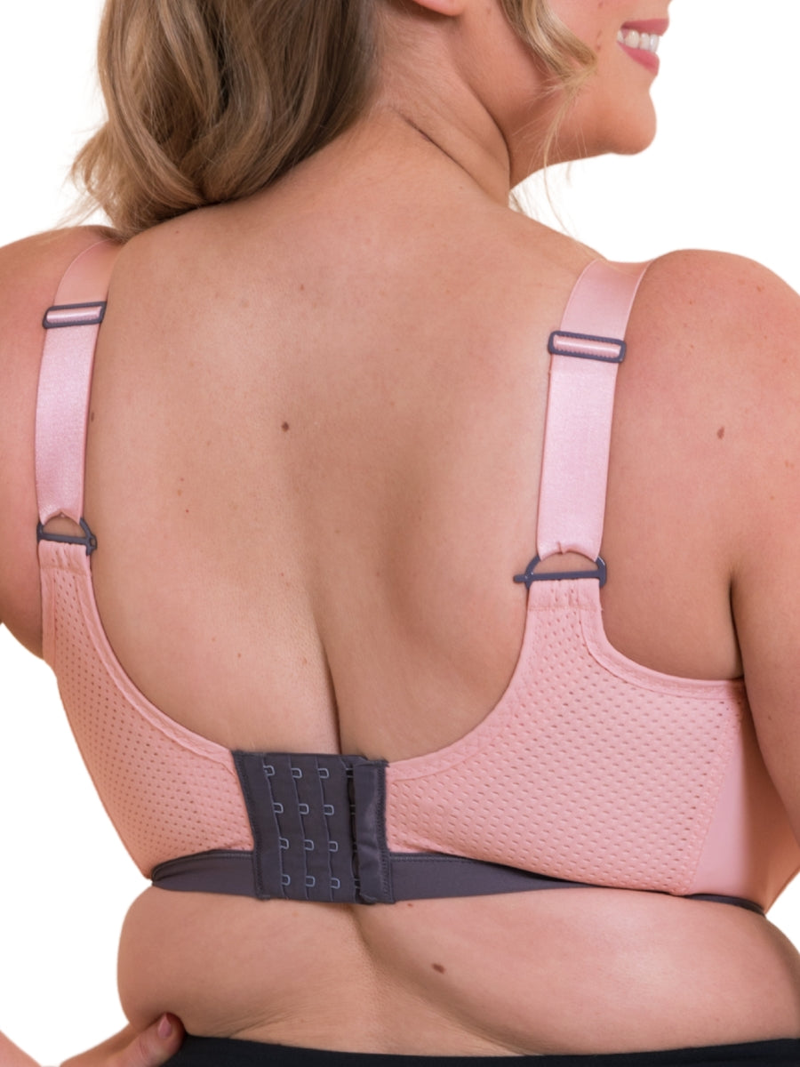 Everymove Wired Multiway Sports Bra - Blush/Charcoal