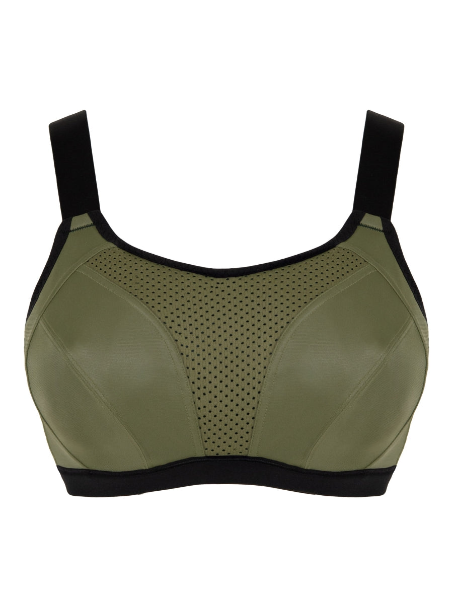 Everymove Wired Multiway Sports Bra - Jungle Green/Black