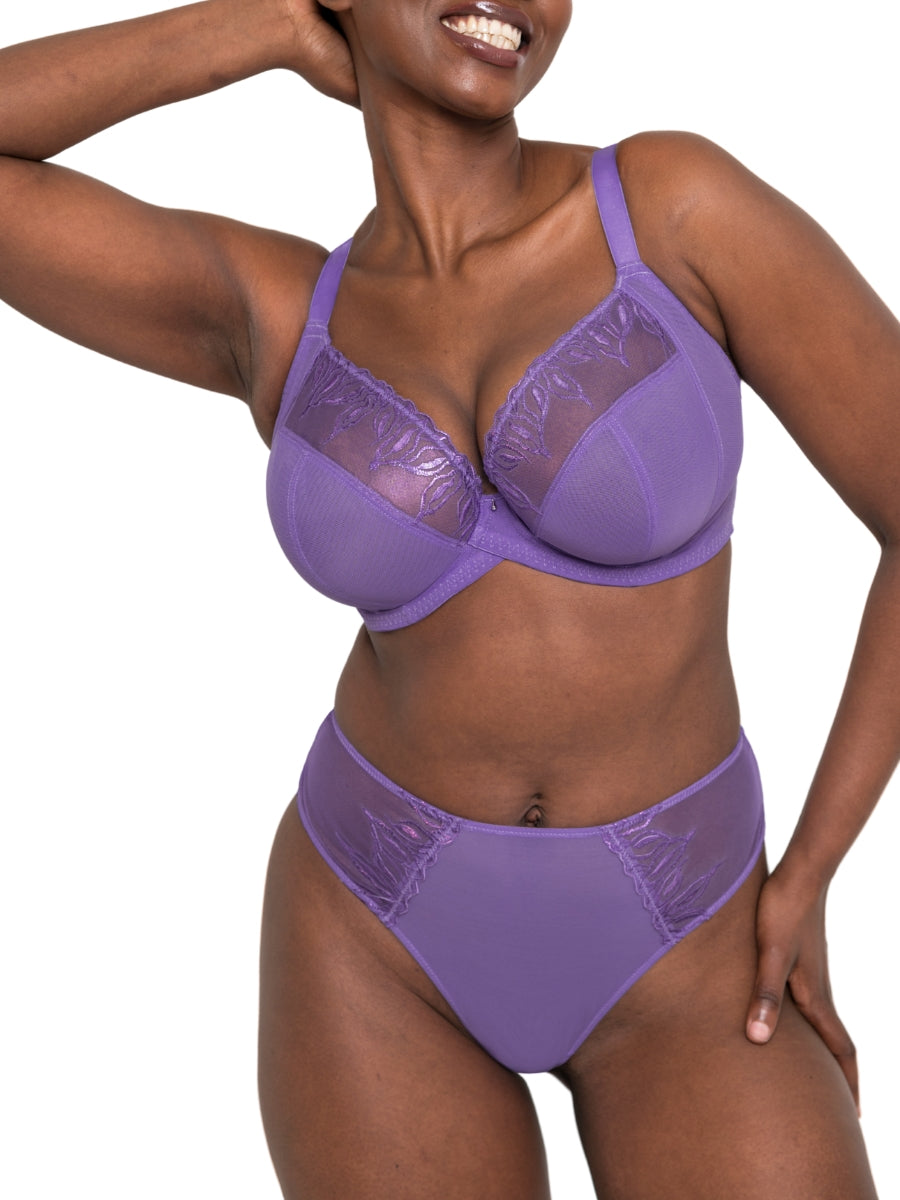 Flare Full Plunge Bra - Amethyst Purple