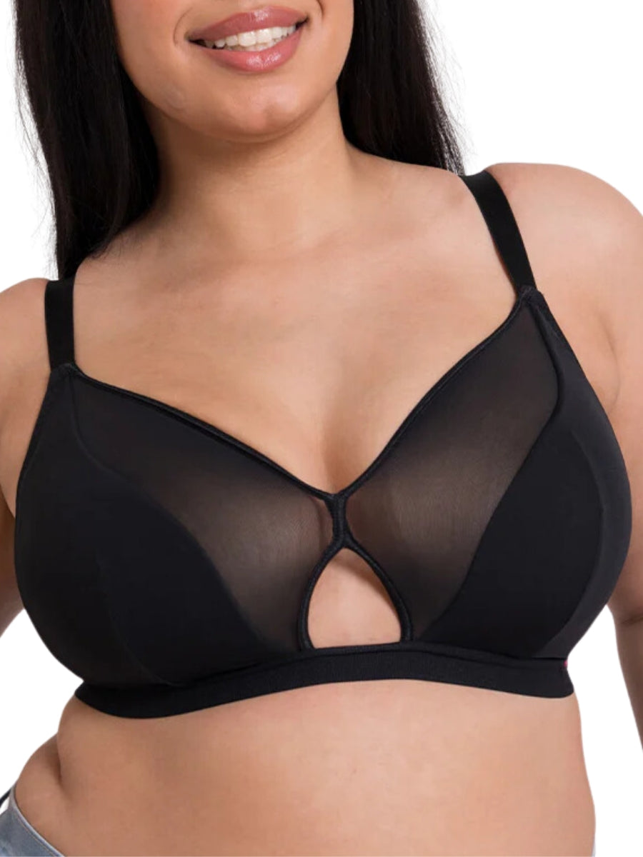 Get Up And Chill Non Wired Bralette - Black