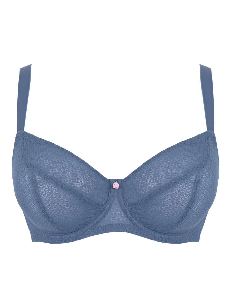 Happy Balcony Bra - Denim Blue