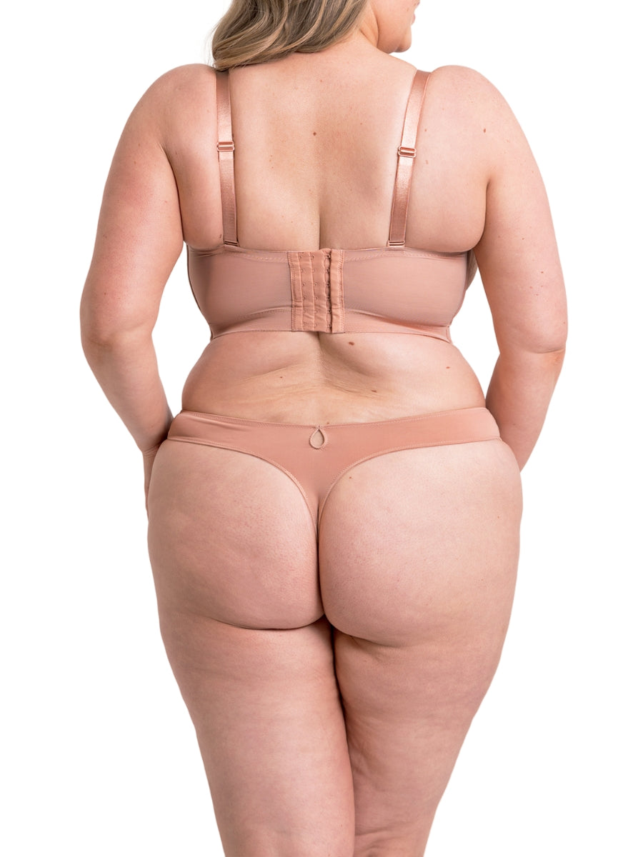 Hey Girls SuperPlunge Strapless Bra - Latte