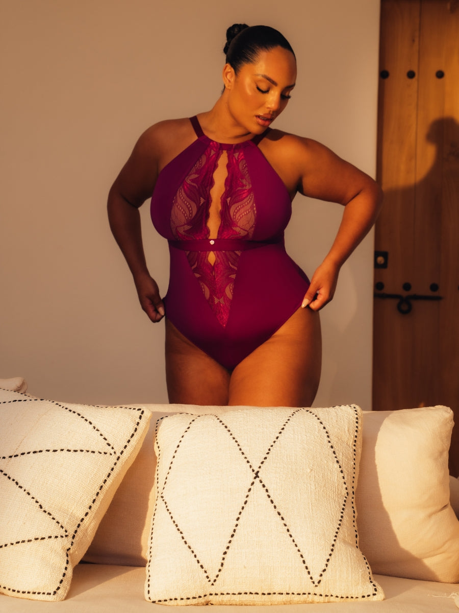 Indulgence Bodysuit - Berry Purple