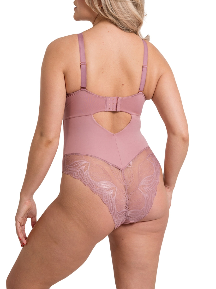 Indulgence Bodysuit - Dusty Rose