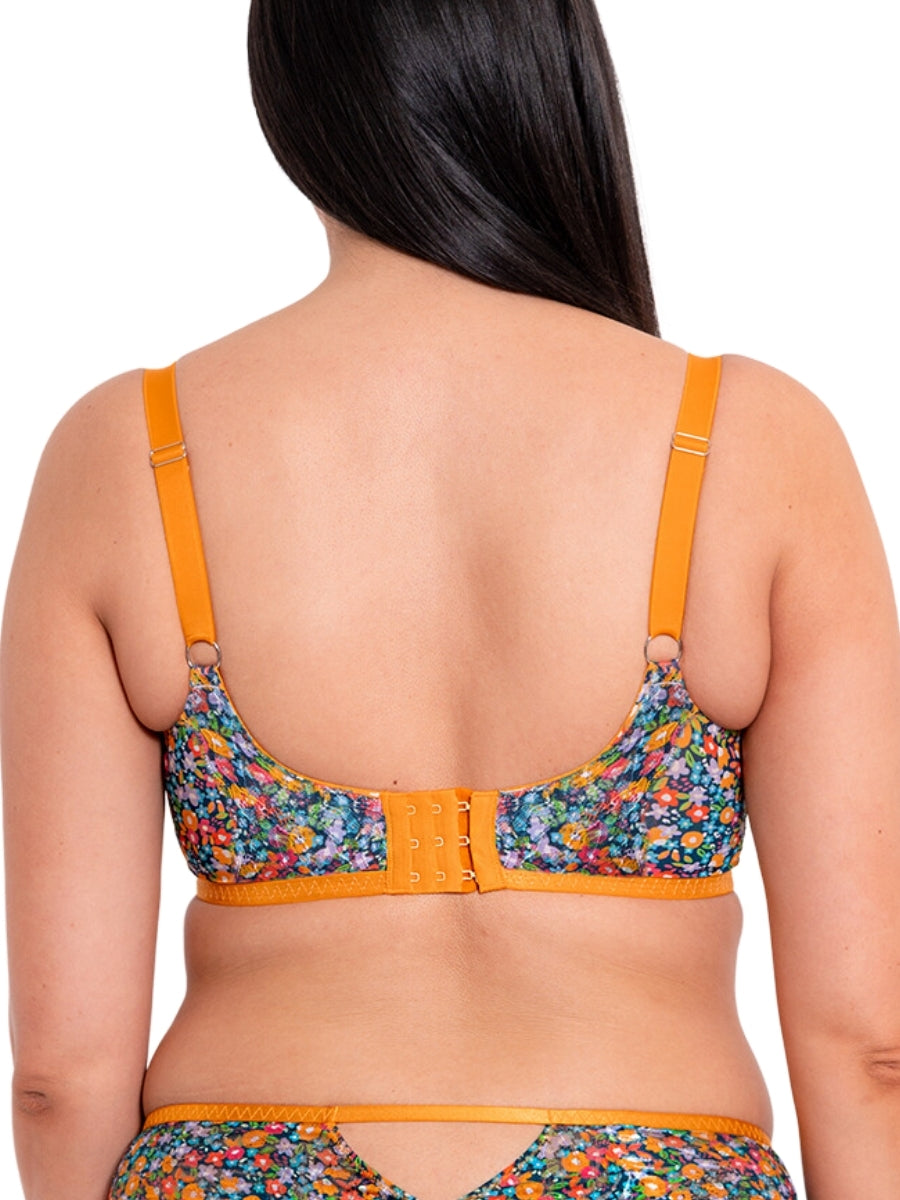 Lace Daze Balcony Bra - Floral Print