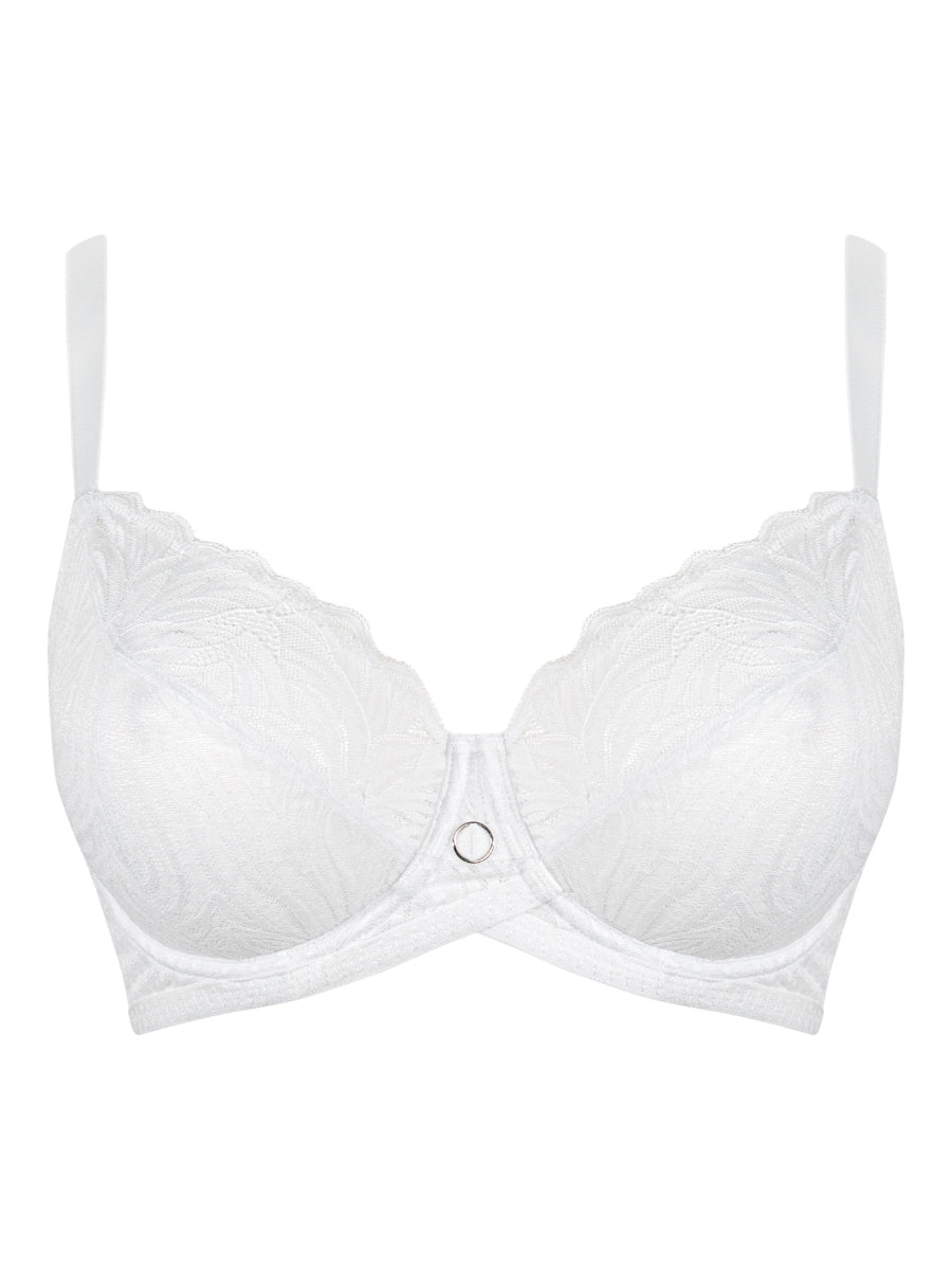 Lace Daze Balcony Bra - White