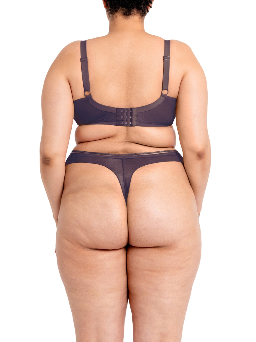 Lifestyle Plunge Bra - Plum Purple