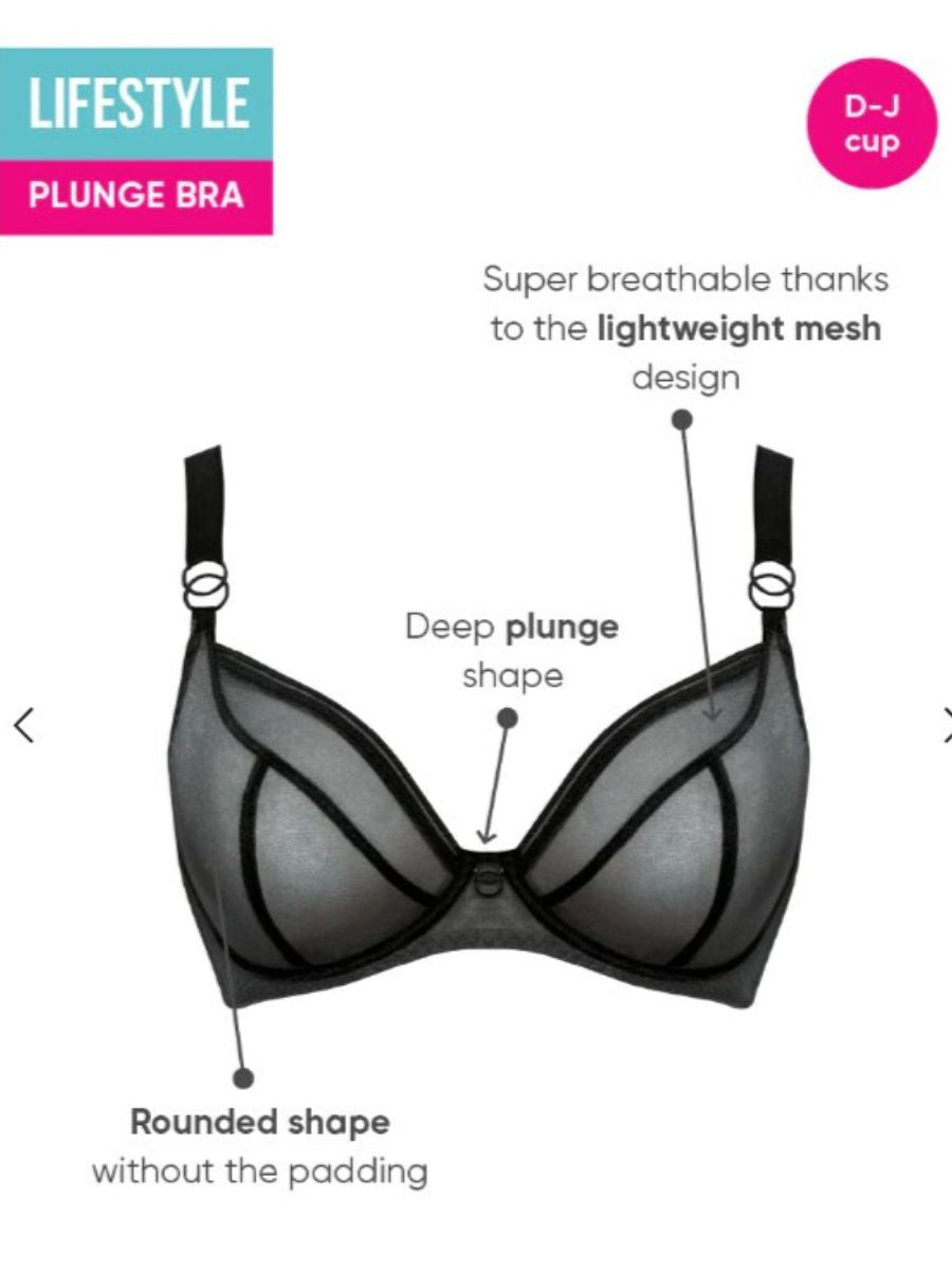 curvy kate lifestyle plunge bra