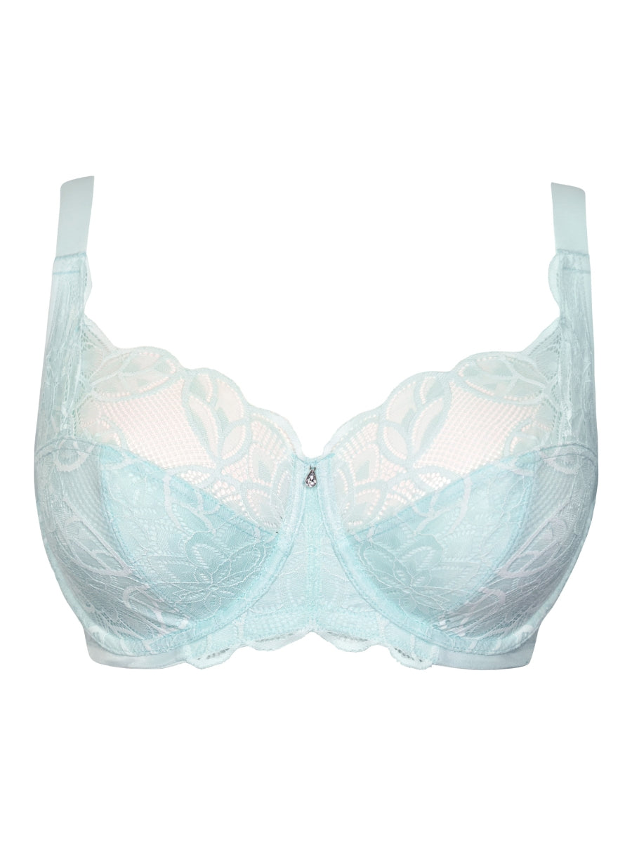 Lovelace Full Cup Side Support Bra - Pale Mint