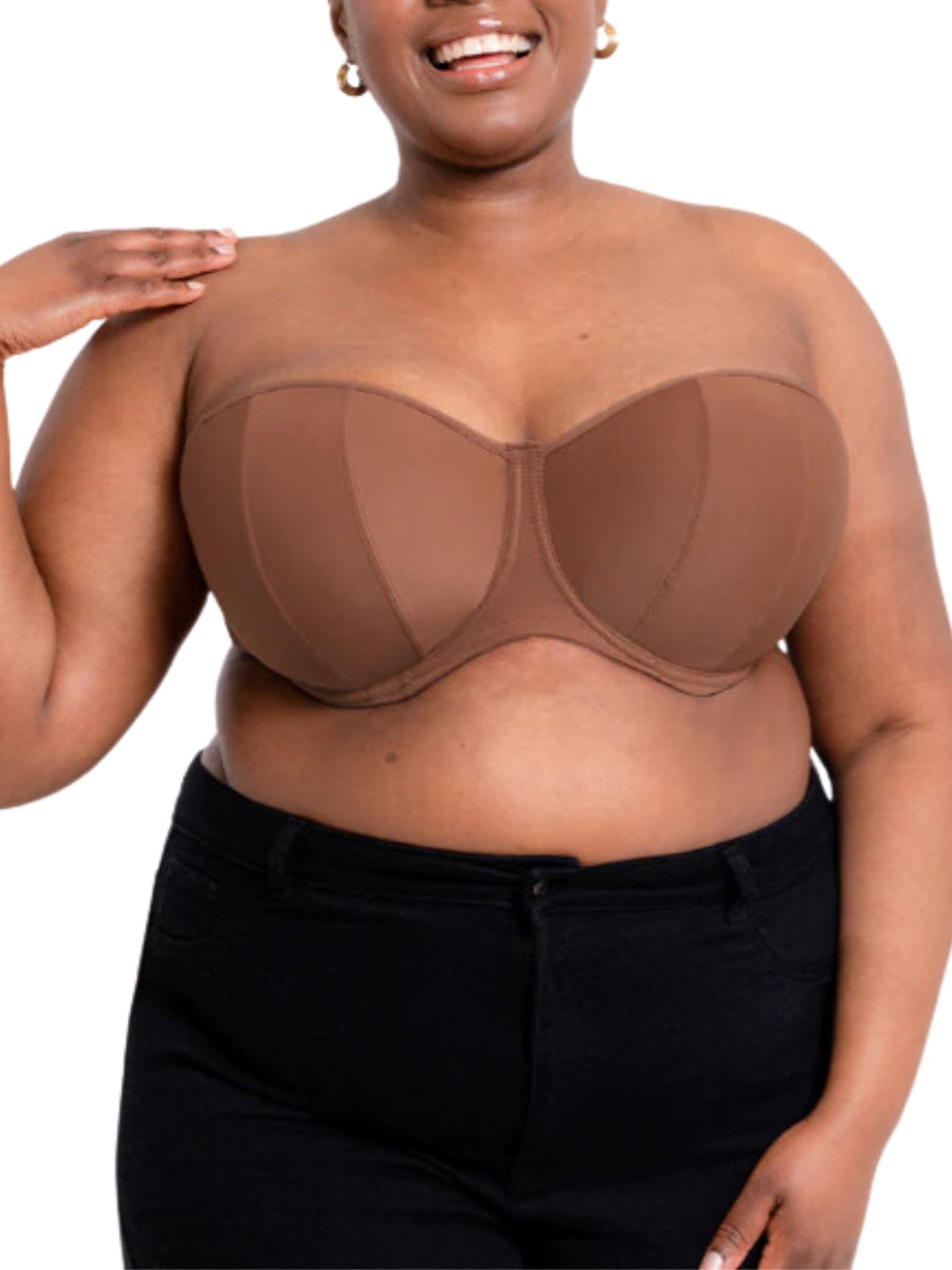 Luxe Strapless Bra - Caramel