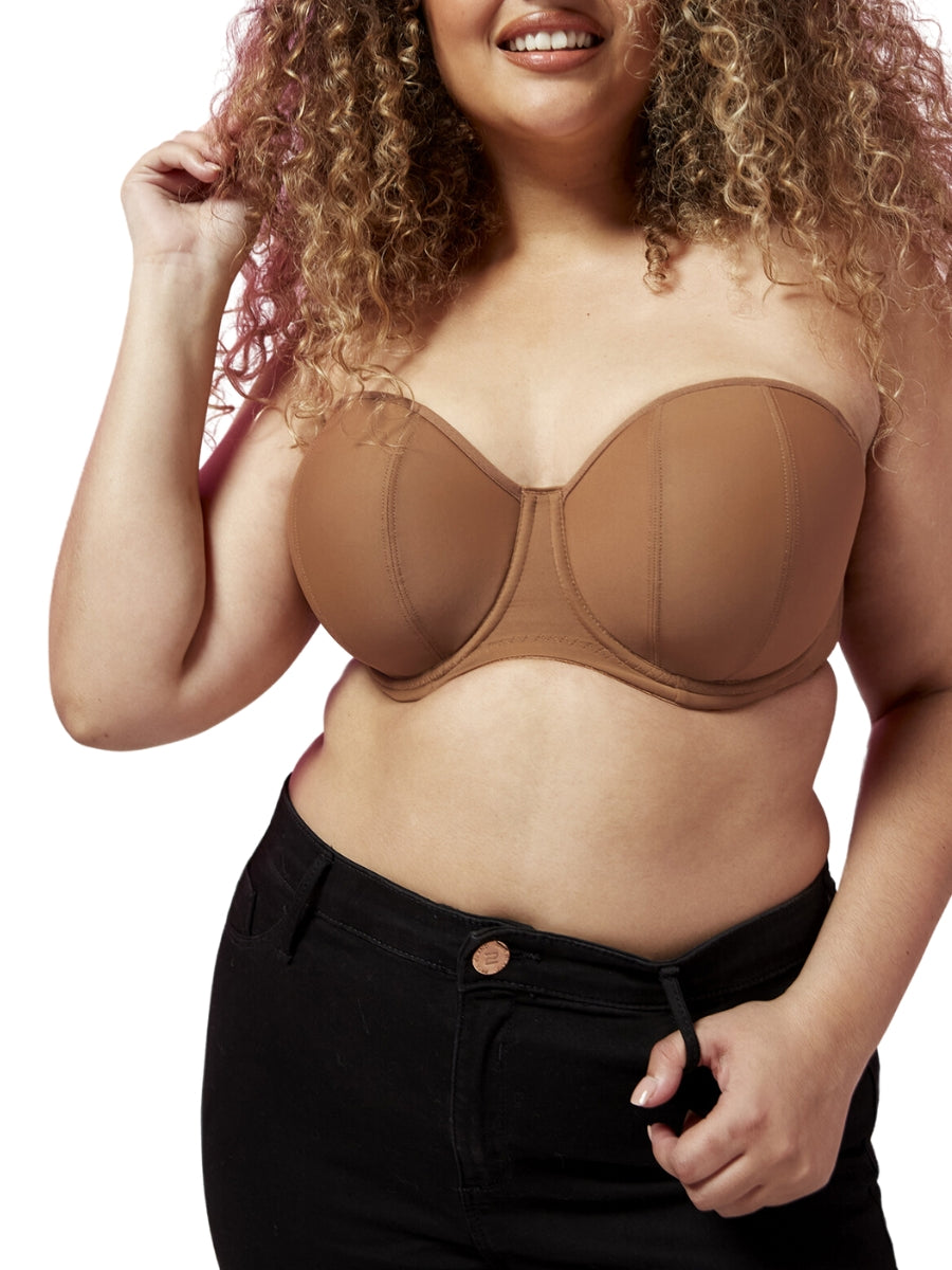 Luxe Strapless Bra - Caramel