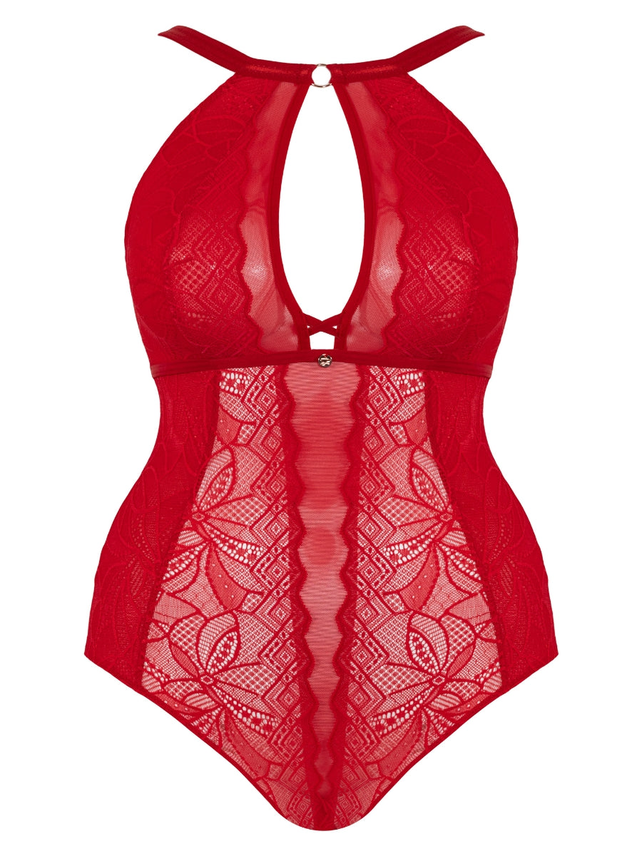 Opulence Bodysuit - Ruby Red