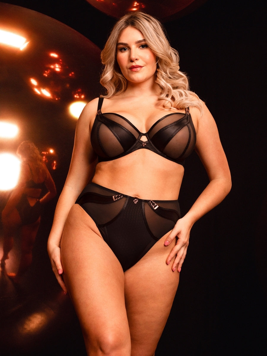 Suspense Plunge Bra - Black