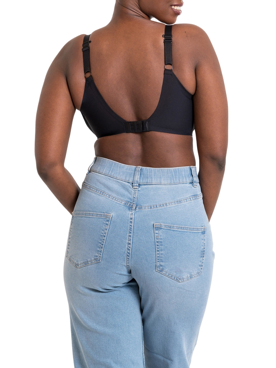 Smoothie Spacer Moulded T-Shirt Bra - Black