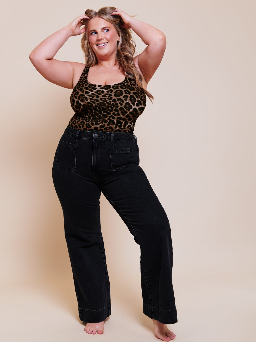 Smoothie Support Body - Leopard Print