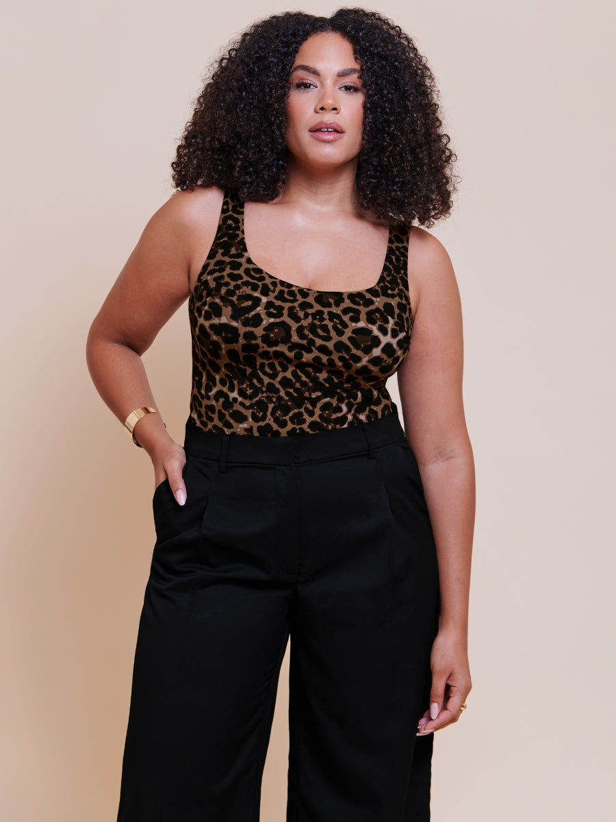 Smoothie Support Body - Leopard Print