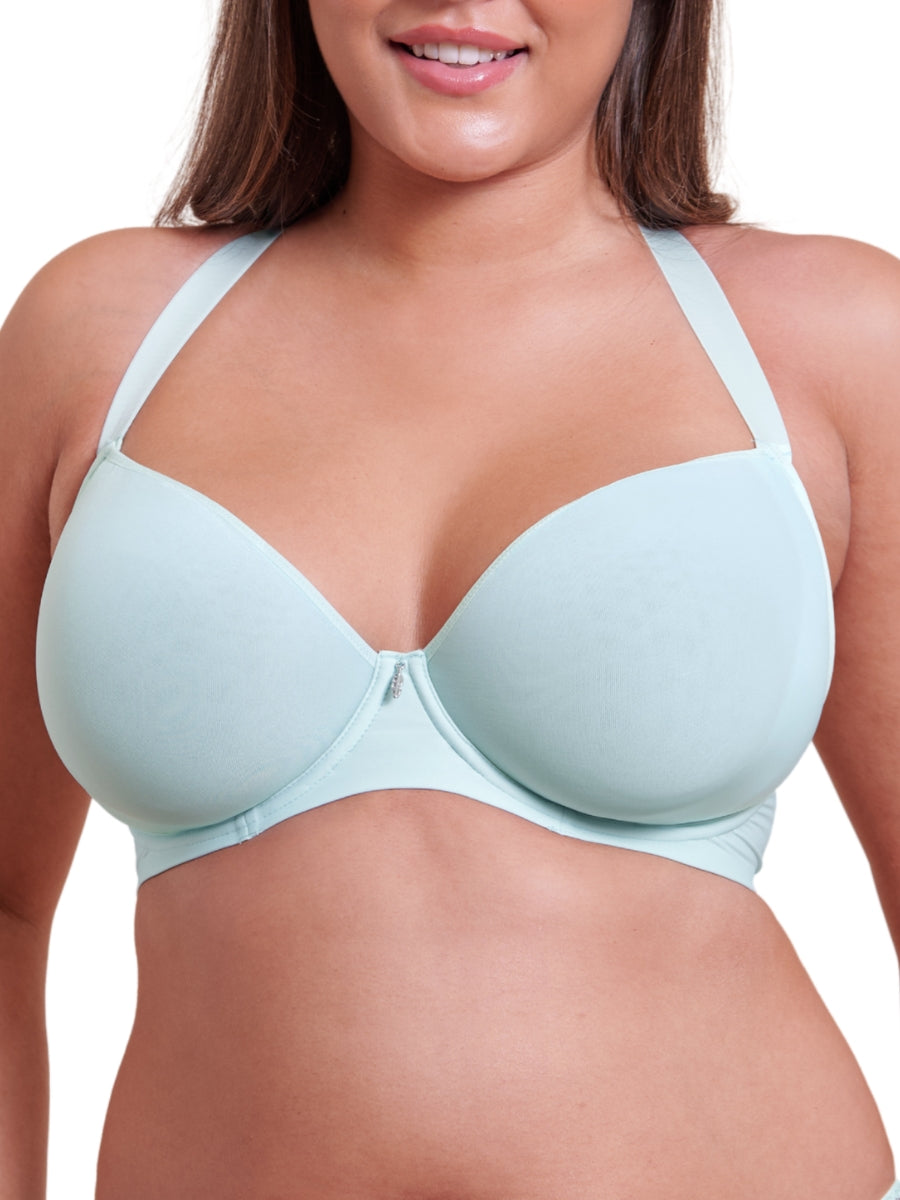 Smoothie Spacer Moulded T-Shirt Bra - Pale Mint