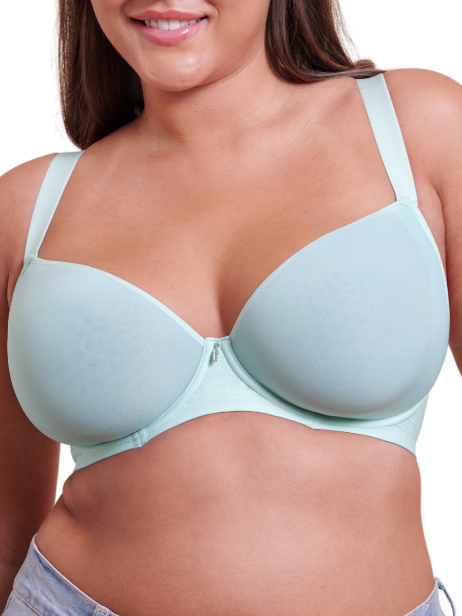 Smoothie Spacer Moulded T-Shirt Bra - Pale Mint