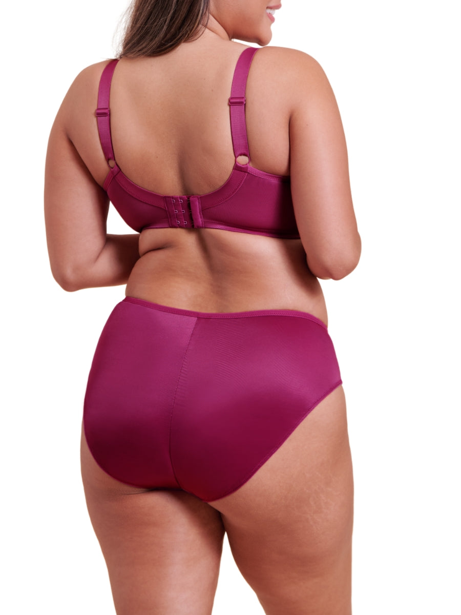 Spotlight Full Cup Side Support Bra - Berry Purple