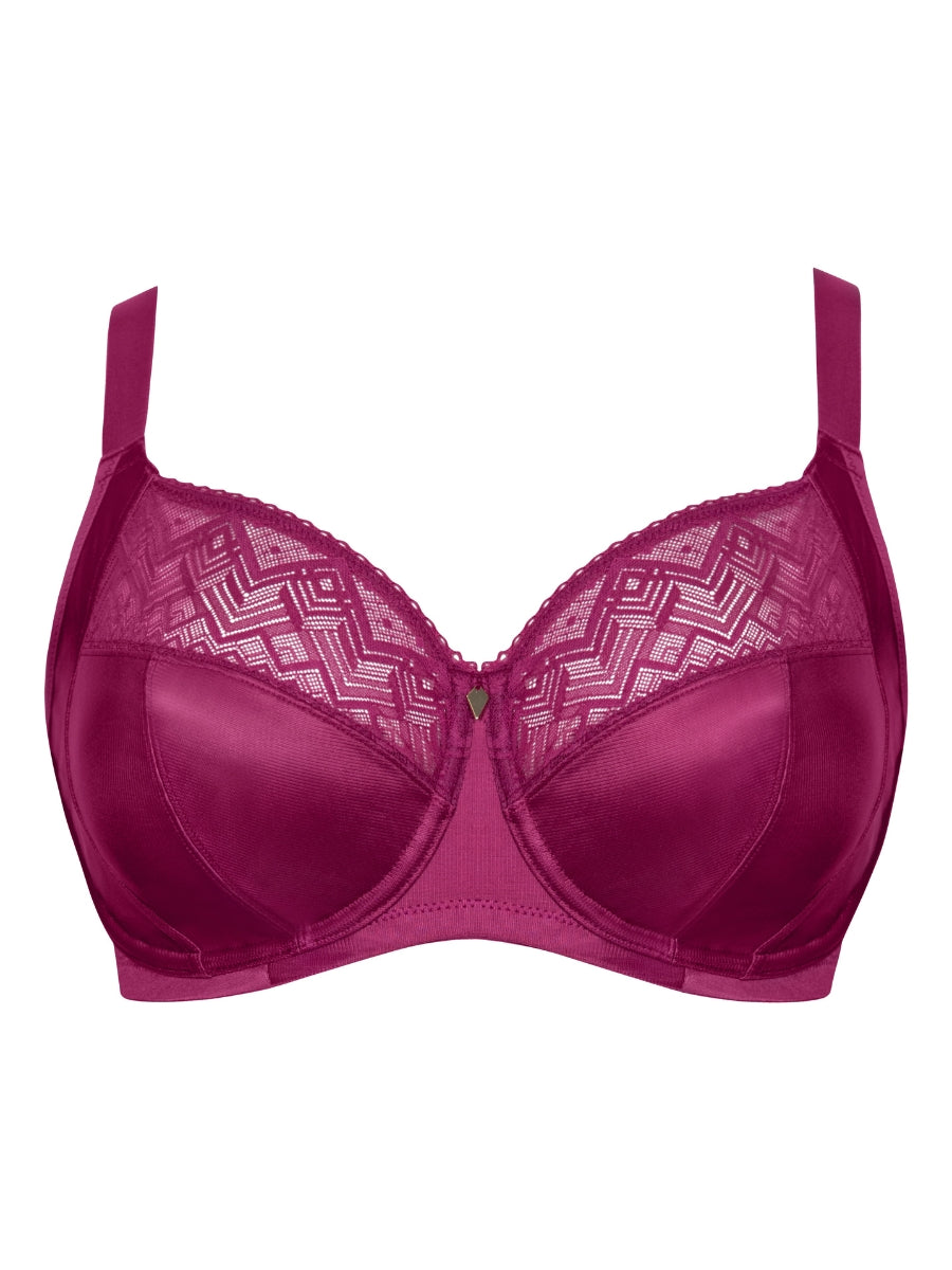 Spotlight Full Cup Side Support Bra - Berry Purple