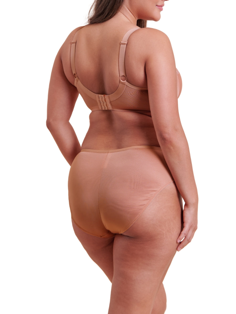 Spotlight Full Cup Side Support Bra - Latte