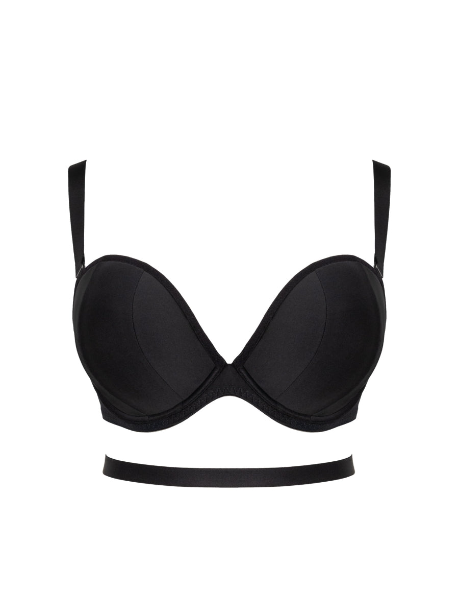 Superhero Multiway Plunge Bra - Black