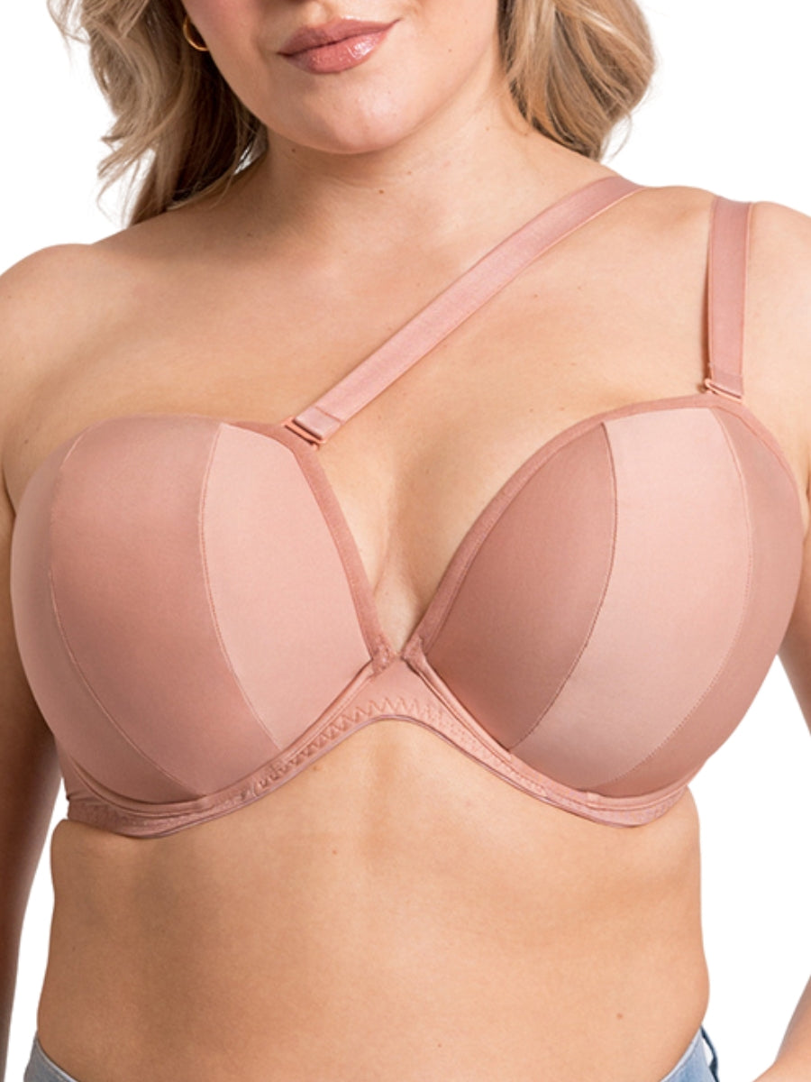 Superhero Multiway Plunge Bra - Latte