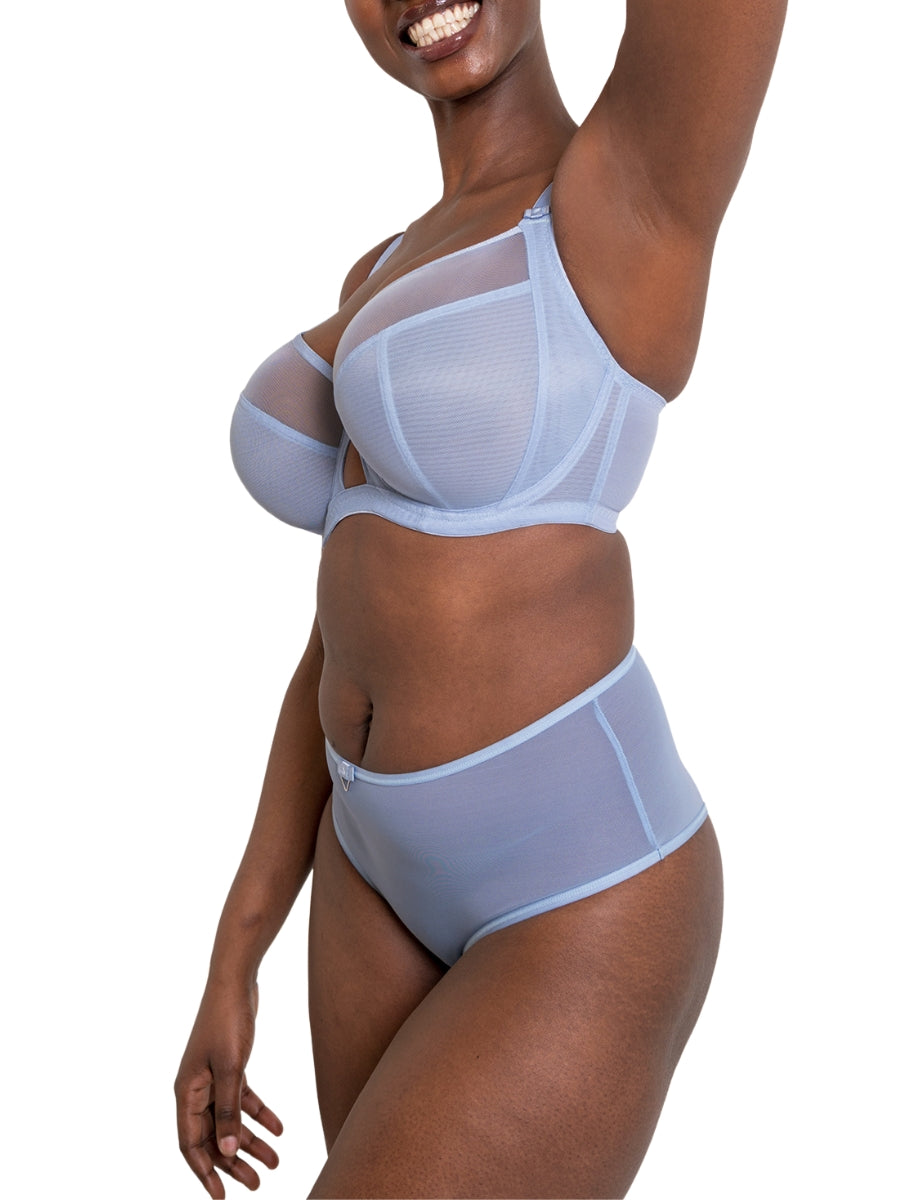 Victory Balcony Bra - Periwinkle Blue