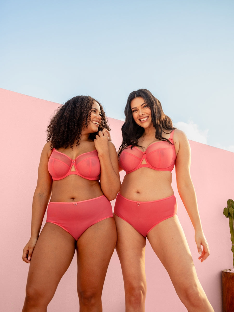 Victory Balcony Bra - Papaya