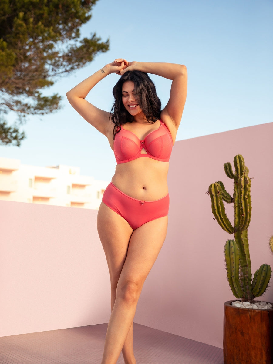 Victory Balcony Bra - Papaya