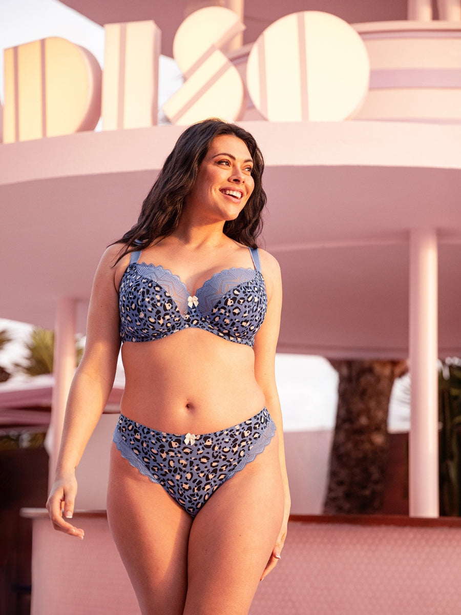 Wild One Balcony Bra - Leopard Print