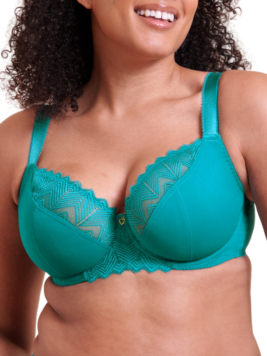 Wild One Balcony Bra - Teal Blue