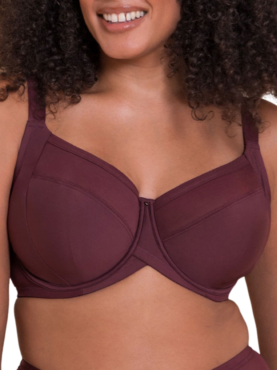 Curvy Kate Wonderfully beha met volledige cup voor dames, balconette, Zwart, 90P Curvy Kate Wonderfully beha met volledige cup voor dames, balconette, Zwart, 90P