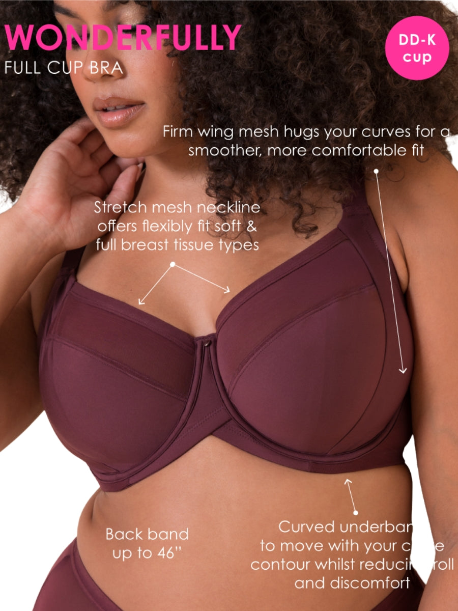 WonderFully Full Cup Bra - Auburn