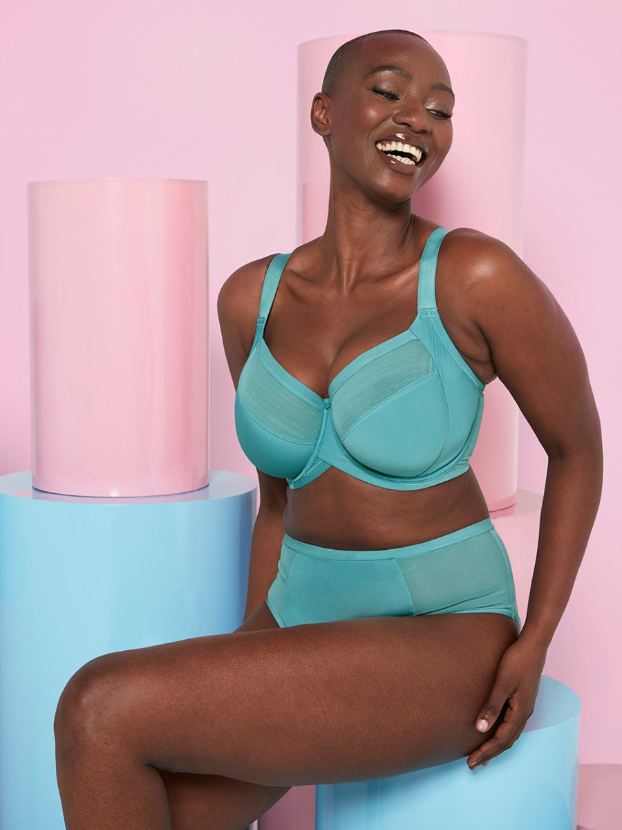 WonderFully Full Cup Bra - Mineral Blue