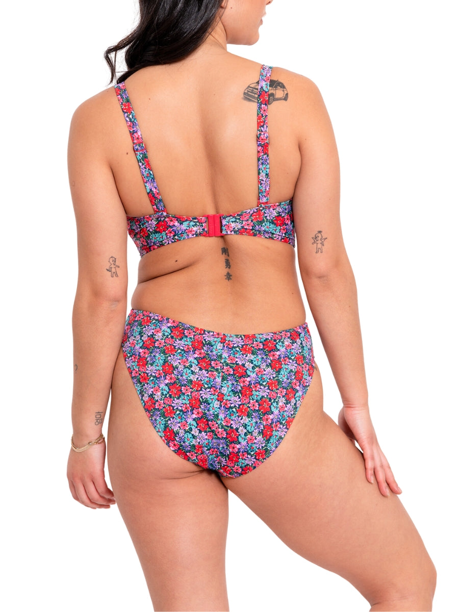 Kitsch Kate Non Wired Swimsuit - Floral Print