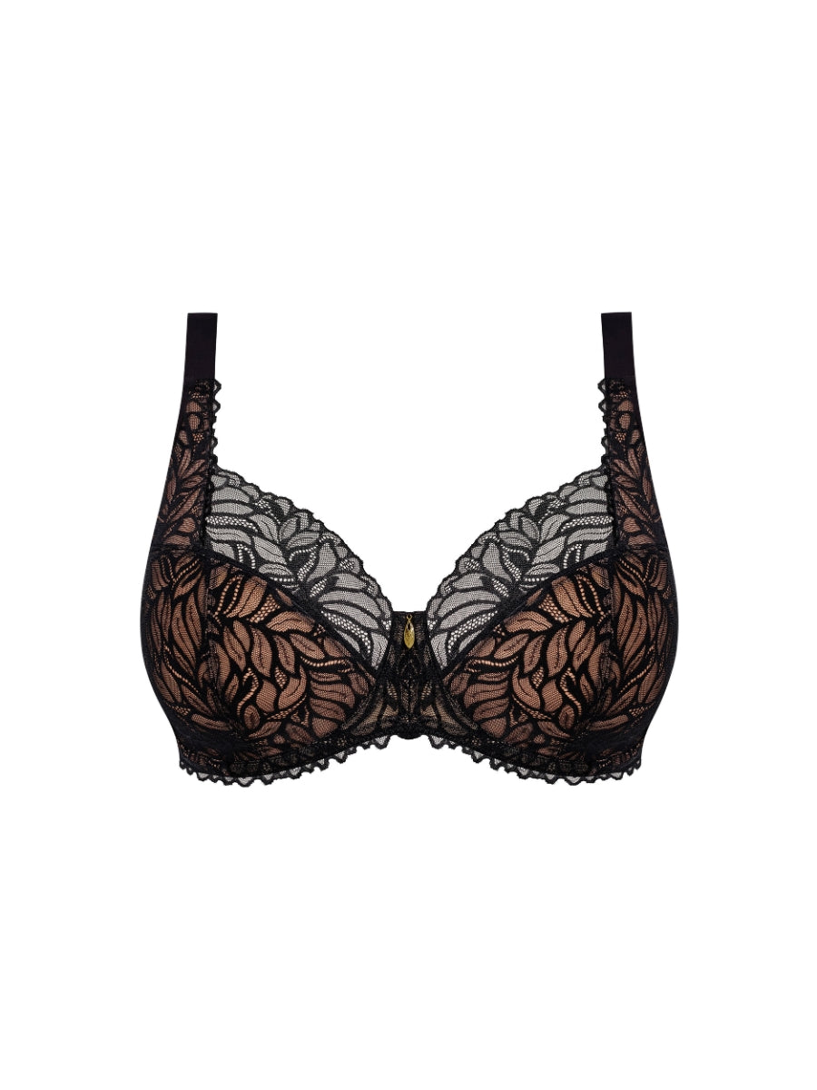 Carena Balconette Bra - Black