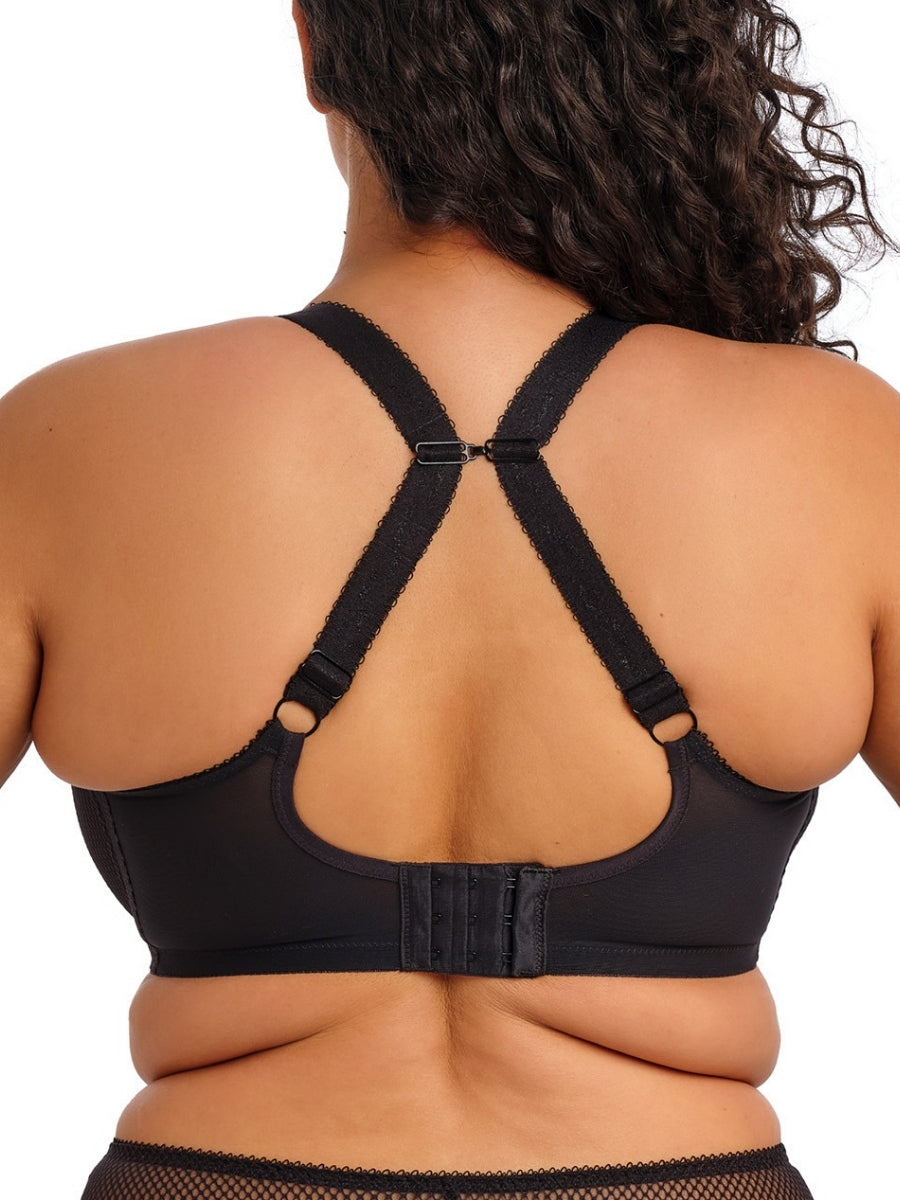 Charley Stretch Plunge Bra - Black