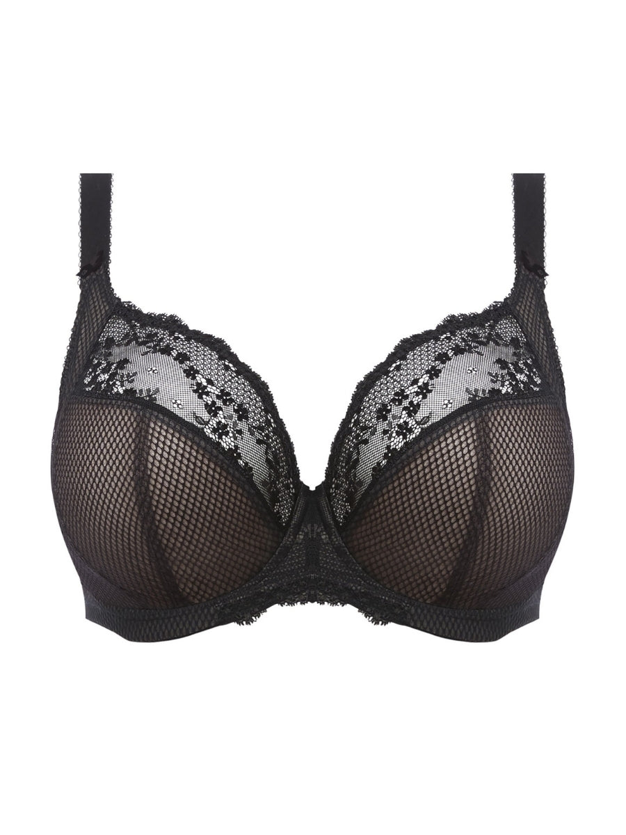Charley Stretch Plunge Bra - Black