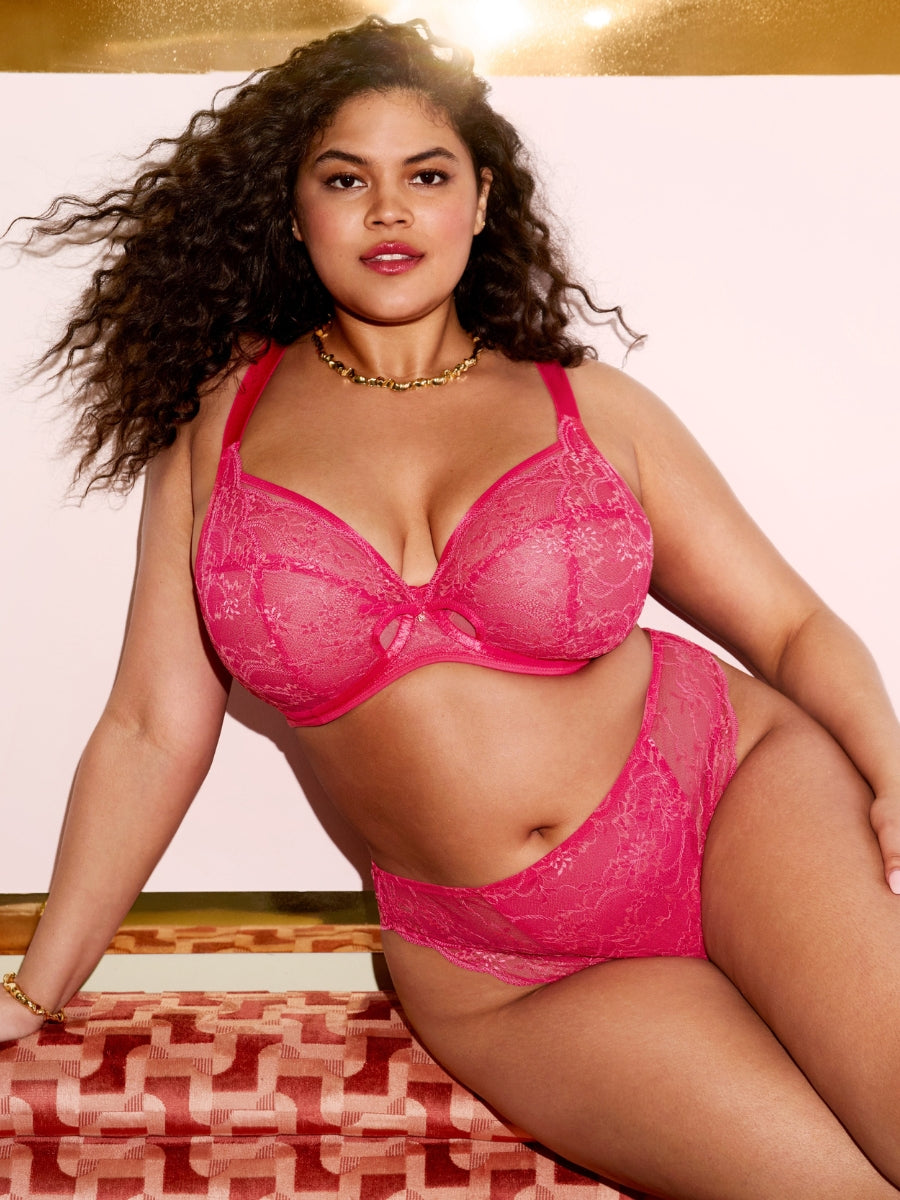 Darcie Plunge Bra - Azalea