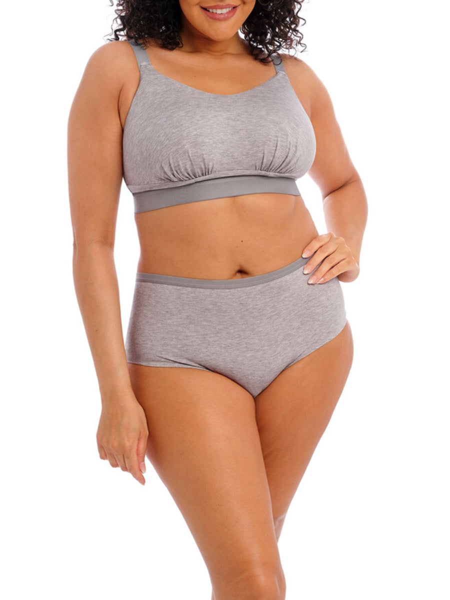 Downtime Non Wired Bralette - Grey Marl
