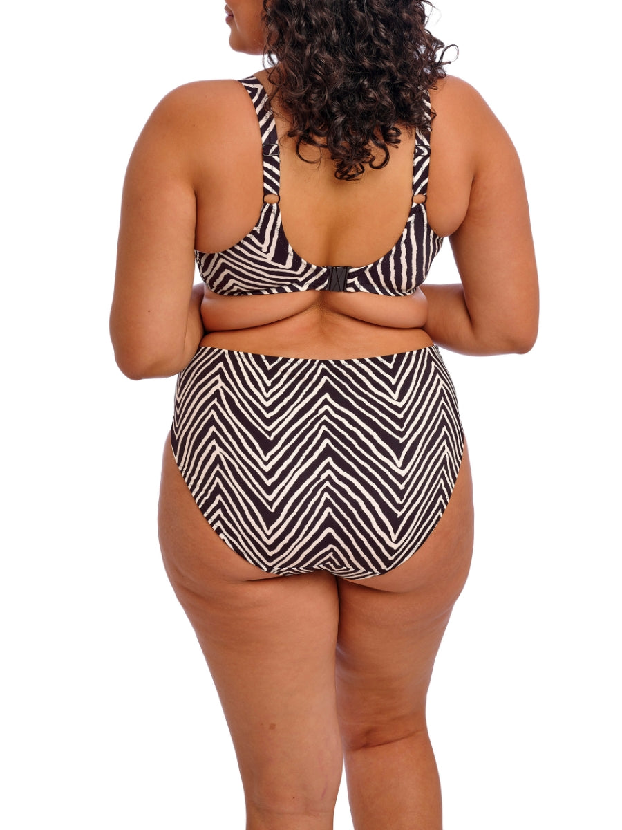 Fiji Falls Plunge Bikini Top - Black