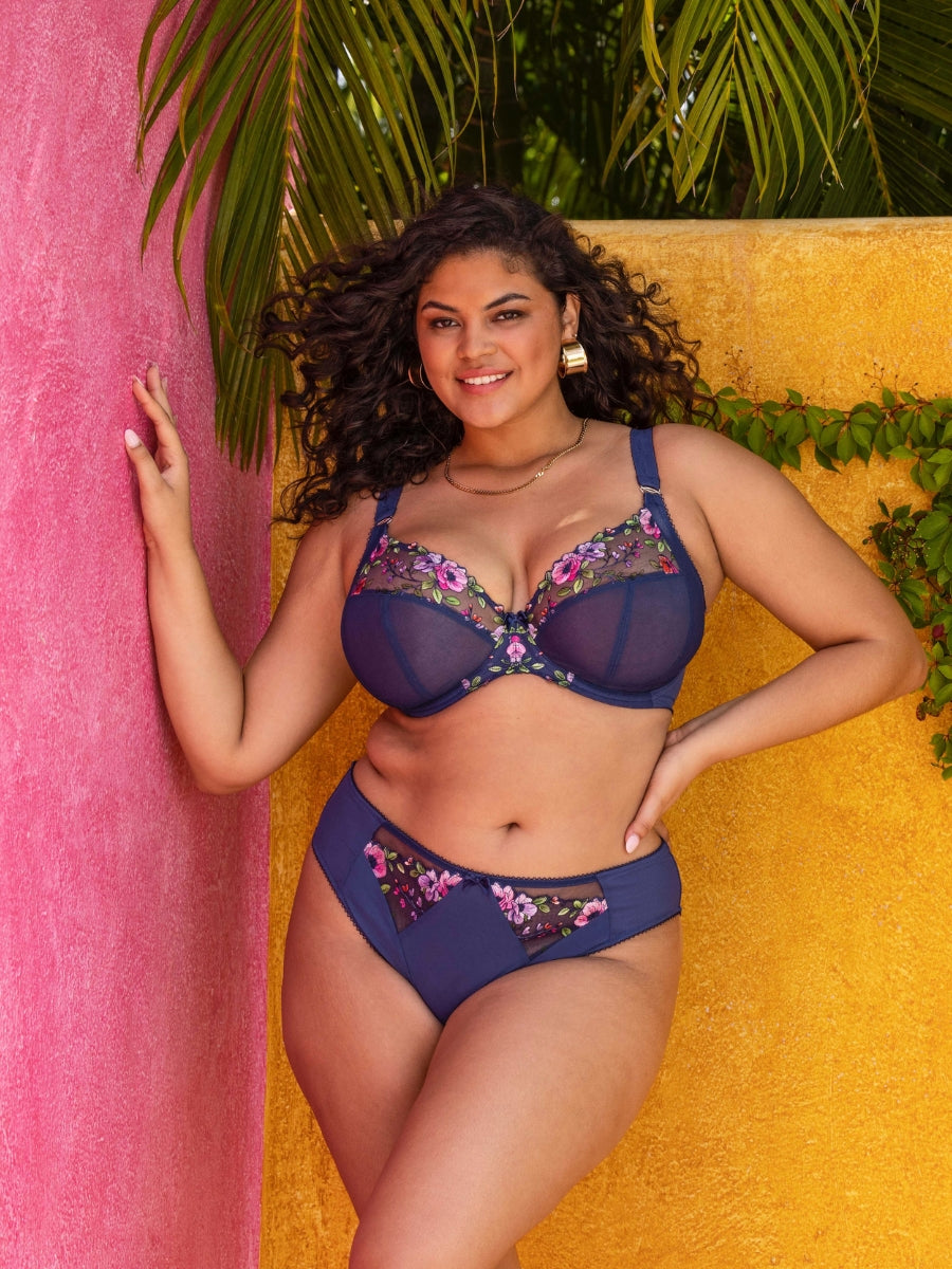 Himari Plunge Bra - Midnight