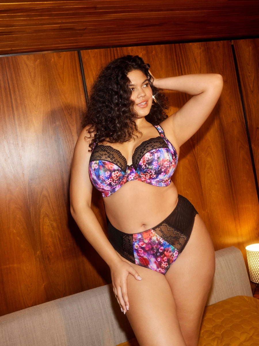 Lucie Plunge Bra - Cherry Blossom