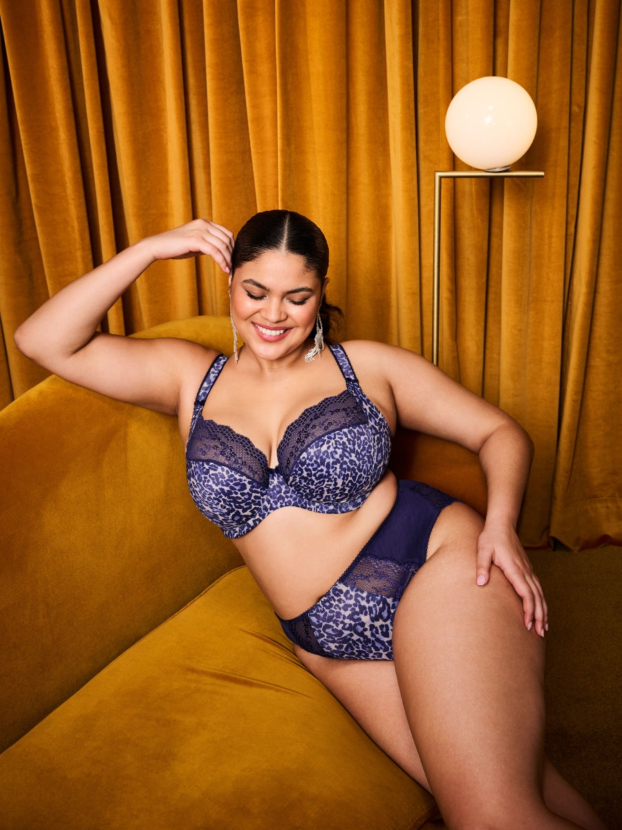 Lucie Plunge Bra - Midnight