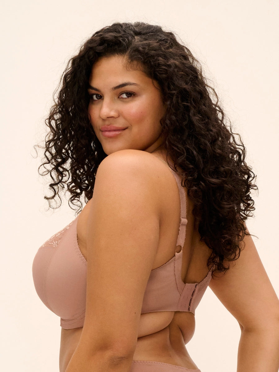 Lucie Plunge Bra - Mocha